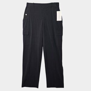Athleta Vienna Cargo Pants Black 12 Gorpcore Outdoors Athleisure Travel NWT